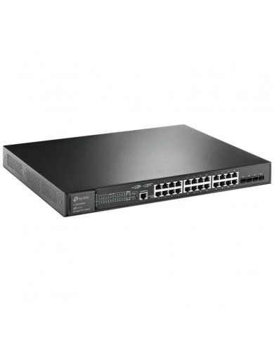SWITCH TP-LINK 24 PUERTOS GIGABIT POE+ 4 PUERTOS 10GE SFP+ L2+