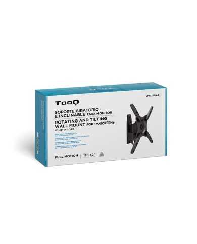 SOPORTE TV MONITOR TOOQ 10-32 20KG INCLINABLE/GIRATORIO BLACK SOPORTE TV MONITOR TOOQ 10-32 20KG INCLINABLE/GIRATORIO BLACK