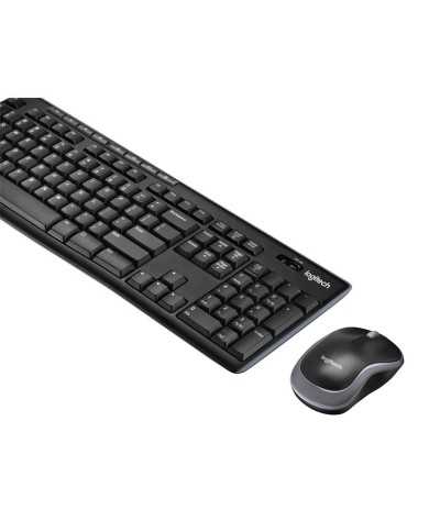 TECLADO + RATON LOGITECH MK270 WIRELESS BLACK TECLADO + RATON LOGITECH MK270 WIRELESS BLACK