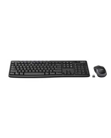 TECLADO + RATON LOGITECH MK270 WIRELESS BLACK TECLADO + RATON LOGITECH MK270 WIRELESS BLACK