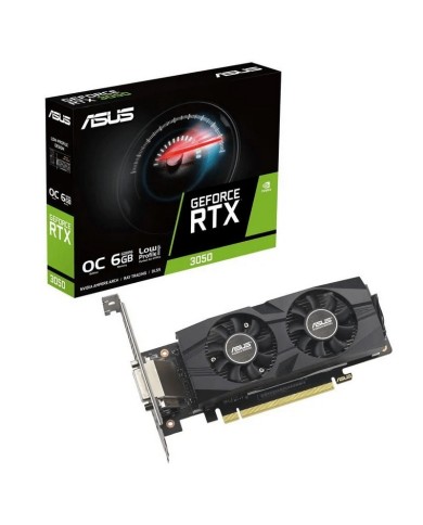 TARJETA DE VIDEO ASUS RTX3050 OC LP 6GB GDDR6 PCIE 4.0 DVI HDMI DP TARJETA DE VIDEO ASUS RTX3050 OC LP 6GB GDDR6 PCIE 4.0 DVI HDMI DP