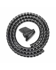 ORGANIZADOR DE CABLE AISENS 25MM 1M BLACK