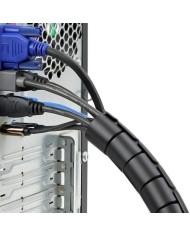 ORGANIZADOR DE CABLE AISENS 25MM 1M BLACK