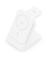 BASE CARGADOR AISENS SMARTPHONE/APPLE WATCH/AURICULARES WIRELESS 15W WHITE