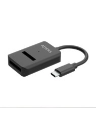 ADAPTADOR DOCK AISENS USB-C 3.1 - M.2 SATA/NVME BLACK