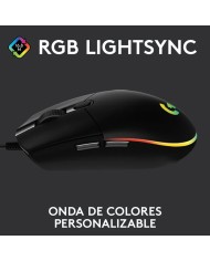 RATON LOGITECH G102 LIGHTSYNC RGB USB BLACK