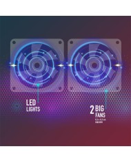 SOPORTE + VENTILADOR NOTEBOOK NGS JETSTAND BLACK SOPORTE + VENTILADOR NOTEBOOK NGS JETSTAND BLACK