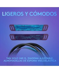 AURICULARES + MICROFONO LOGITECH GAMING G335 JACK 3.5MM BLACK/BLUE