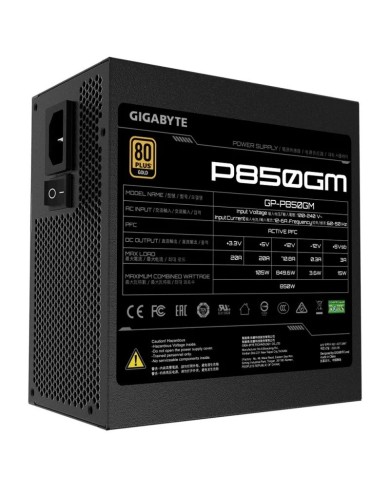 FUENTE DE ALIMENTACION GIGABYTE 850W 80+ MODULAR ATX GOLD FUENTE DE ALIMENTACION GIGABYTE 850W 80+ MODULAR ATX GOLD