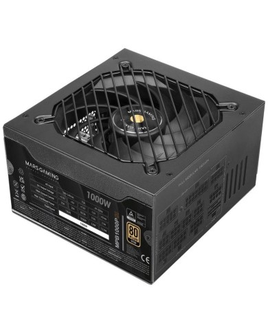 FUENTE DE ALIMENTACION MARS GAMING MBP 1000W 80+ GOLD MODULAR BLACK FUENTE DE ALIMENTACION MARS GAMING MBP 1000W 80+ GOLD MODULAR BLACK