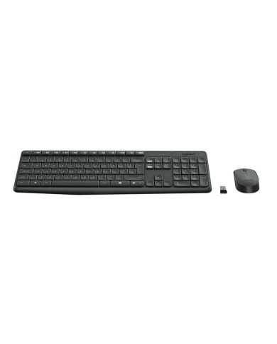 TECLADO + RATON LOGITECH MK235 WIRELESS BLACK TECLADO + RATON LOGITECH MK235 WIRELESS BLACK
