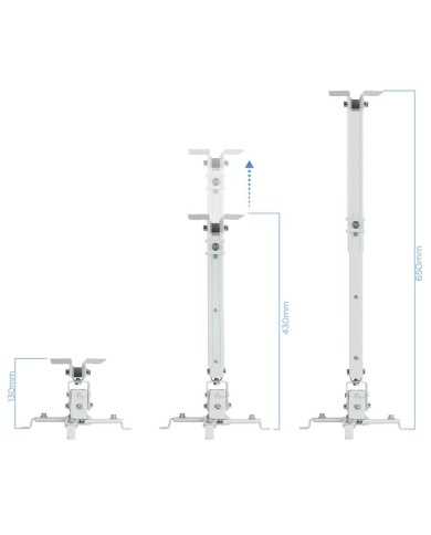 SOPORTE PROYECTOR TOOQ TECHO INCLINABLE WHITE SOPORTE PROYECTOR TOOQ TECHO INCLINABLE WHITE