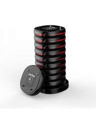 AVISADOR DE CLIENTES AVPOS 10 UDS + BASE DE CARGA + TECLADO