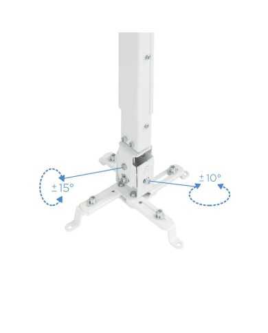 SOPORTE PROYECTOR TOOQ TECHO INCLINABLE WHITE SOPORTE PROYECTOR TOOQ TECHO INCLINABLE WHITE