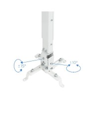 SOPORTE PROYECTOR TOOQ TECHO INCLINABLE WHITE SOPORTE PROYECTOR TOOQ TECHO INCLINABLE WHITE