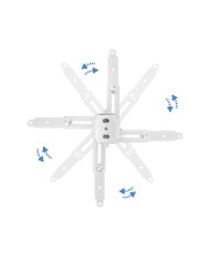 SOPORTE PROYECTOR TOOQ TECHO INCLINABLE WHITE SOPORTE PROYECTOR TOOQ TECHO INCLINABLE WHITE