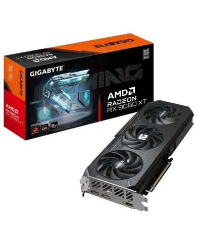 TARJETA DE VIDEO GIGABYTE RX9060XT RADEON GAMING OC 8GB GDDR6 PCIE 5.0 TARJETA DE VIDEO GIGABYTE RX9060XT RADEON GAMING OC 8GB GDDR6 PCIE 5.0