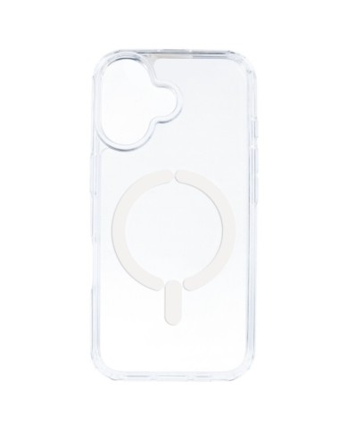 FUNDA PARA IPHONE 16 PLUS TRANSPARENTE MAGSAFE FUNDA PARA IPHONE 16 PLUS TRANSPARENTE MAGSAFE