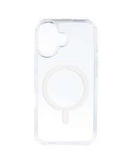 FUNDA PARA IPHONE 16 PLUS TRANSPARENTE MAGSAFE FUNDA PARA IPHONE 16 PLUS TRANSPARENTE MAGSAFE