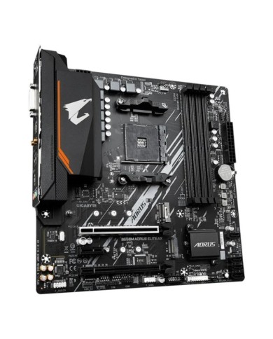 PLACA BASE GIGABYTE GA-B550M-AORUS ELITE AX AM4 MATX 4XDDR4 HDMI DVI PLACA BASE GIGABYTE GA-B550M-AORUS ELITE AX AM4 MATX 4XDDR4 HDMI DVI