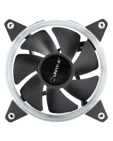 VENTILADOR 12CM UNYKACH CANDY 20 ADICIONAL CHASIS GREEN RING LED VENTILADOR 12CM UNYKACH CANDY 20 ADICIONAL CHASIS GREEN RING LED