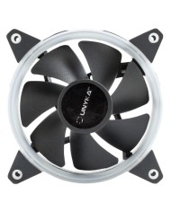 VENTILADOR 12CM UNYKACH CANDY 20 ADICIONAL CHASIS GREEN RING LED