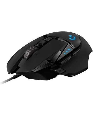 RATON LOGITECH G502 HERO OPTICO USB GAMING BLACK RATON LOGITECH G502 HERO OPTICO USB GAMING BLACK