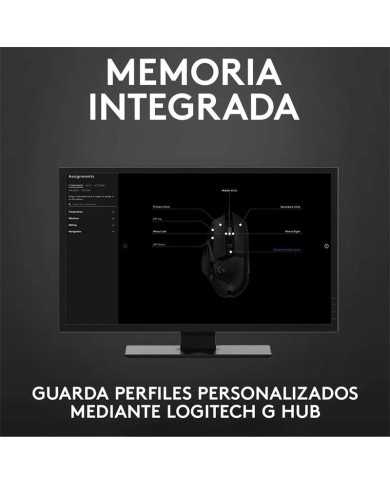 RATON LOGITECH G502 HERO OPTICO USB GAMING BLACK RATON LOGITECH G502 HERO OPTICO USB GAMING BLACK