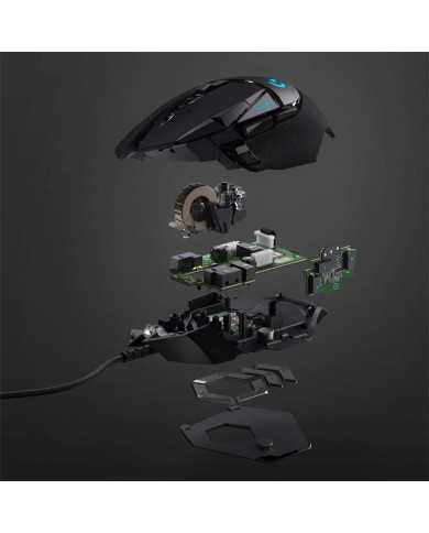 RATON LOGITECH G502 HERO OPTICO USB GAMING BLACK RATON LOGITECH G502 HERO OPTICO USB GAMING BLACK