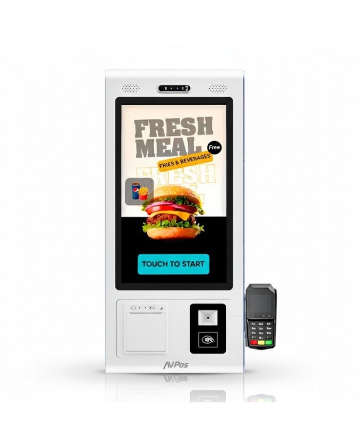 KIOSKO AUTOSERVICIO AVPOS SMARTLINE 22 OCTA/8GB/128GB/WIFI/PRINTER/2D ANDROID13 KIOSKO AUTOSERVICIO AVPOS SMARTLINE 22 OCTA/8GB/128GB/WIFI/PRINTER/2D ANDROID13