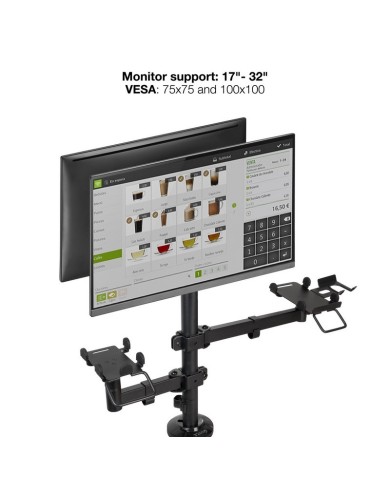 SOPORTE DE MESA AVPOS 4-1 PARA TPV/MONITOR/IMPRESORA/DATAFONO SOPORTE DE MESA AVPOS 4-1 PARA TPV/MONITOR/IMPRESORA/DATAFONO