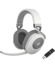 AURICULARES + MICROFONO CORSAIR HS65 WIRELESS GAMING HEADSET 7.1 WHITE