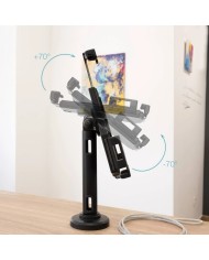 SOPORTE SOBREMESA TOOQ ANTIRROBO AJUSTABLE PARA TABLET 7.9-10.5 BLACK SOPORTE SOBREMESA TOOQ ANTIRROBO AJUSTABLE PARA TABLET 7.9-10.5 BLACK