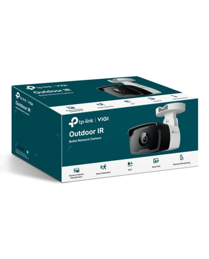 CAMARA IP TP-LINK VIGI BULLET EXTERIOR 2MP 6MM IR 30M IP67 POE CAMARA IP TP-LINK VIGI BULLET EXTERIOR 2MP 6MM IR 30M IP67 POE