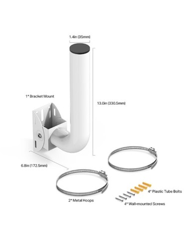 KIT DE MONTAJE OMADA PARA ACCESS POINT EXTERIOR POSTE/PARED KIT DE MONTAJE OMADA PARA ACCESS POINT EXTERIOR POSTE/PARED