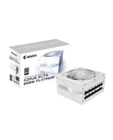 FUENTE DE ALIMENTACION GIGABYTE AORUS ELITE 850W 80+ MODULAR ATX PLATINUM FUENTE DE ALIMENTACION GIGABYTE AORUS ELITE 850W 80+ MODULAR ATX PLATINUM
