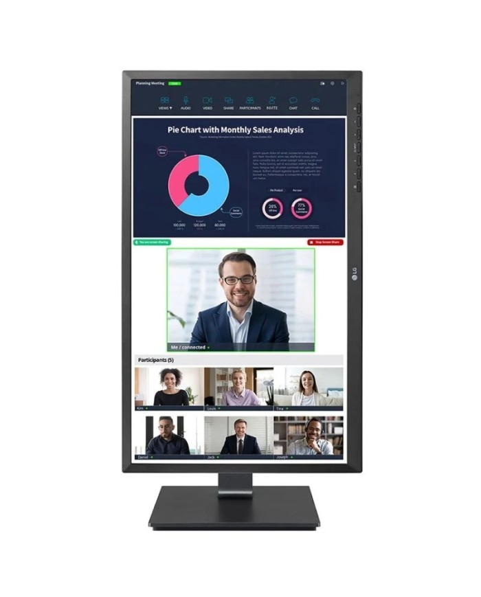 MONITOR PROFESIONAL LG 24BP75CP-B 24IPS ERGONOMICO MULTIMEDIA WEBCAM HDMI DP USB-C MONITOR PROFESIONAL LG 24BP75CP-B 24IPS ERGONOMICO MULTIMEDIA WEBCAM HDMI DP USB-C