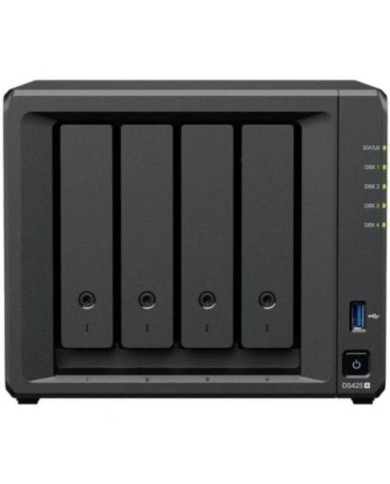 UNIDAD NAS SYNOLOGY DS425+ 4 HDD/SSD DISKSTATION CPU 2.7GHZ 2GB BLACK
