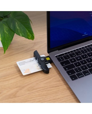 LECTOR DE TARJETAS DNIE TOOQ TQR-3011B DNI USB-C BLACK LECTOR DE TARJETAS DNIE TOOQ TQR-3011B DNI USB-C BLACK