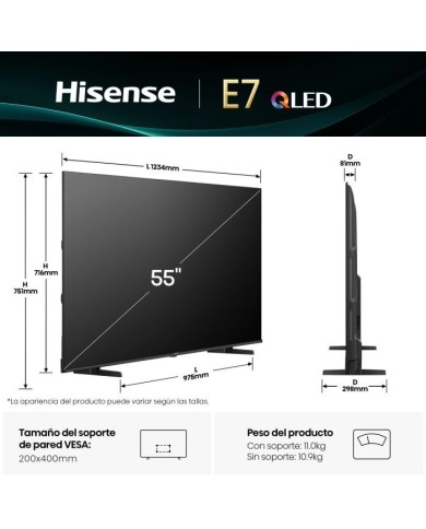 TELEVISOR TCL 55 QLED UHD 4K USB SMART TV ANDROID WIFI VIDAA BLUETOOTH