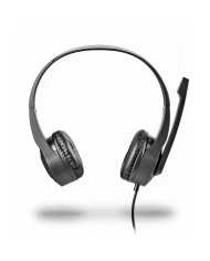 AURICULARES + MICROFONO NGS MSX10PRO JACK 3.5MM BLACK + ADAPTADOR DOBLE JACK