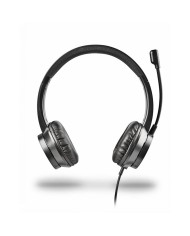 AURICULARES + MICROFONO NGS MSX11PRO JACK 3.5MM BLACK + ADAPTADOR DOBLE JACK