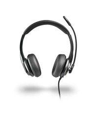 AURICULARES + MICROFONO NGS VOX605USBC USB-A/C BLACK