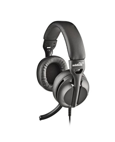 AURICULARES + MICROFONO NGS VOX805 USB-A/C BLACK