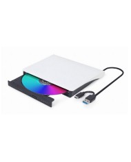 REGRABADORA EXTERNA DVD GEMBIRD DUAL USB-A/C WHITE REGRABADORA EXTERNA DVD GEMBIRD DUAL USB-A/C WHITE