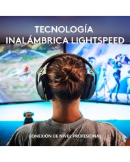 AURICULARES + MICROFONO GAMING LOGITECH G435 BLUETOOTH LIGHTSPEED BLACK