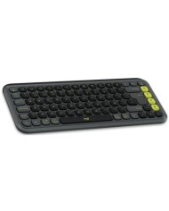 TECLADO + RATON LOGITECH POP ICON WIRELESS BLACK/GREEN TECLADO + RATON LOGITECH POP ICON WIRELESS BLACK/GREEN