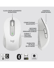 RATON LOGITECH SIGNATURE M650 L WIRELESS WHITE RATON LOGITECH SIGNATURE M650 L WIRELESS WHITE