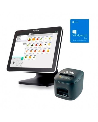 PACK TPV AVPOS K5000 15 TACTIL INTEL N100/8GB/SSD128G/W11P + TC15 USB PACK TPV AVPOS K5000 15 TACTIL INTEL N100/8GB/SSD128G/W11P + TC15 USB