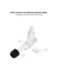 CONECTOR BOLSA 10UD RJ45 NANOCABLE CAT6A UTP AUTOCRIMPABLE